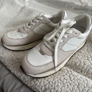 Madewell trainer sneakers in neutral colorblock leather